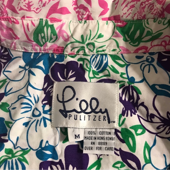 Lilly Pulitzer shirt for women size M - Picture 11 of 11